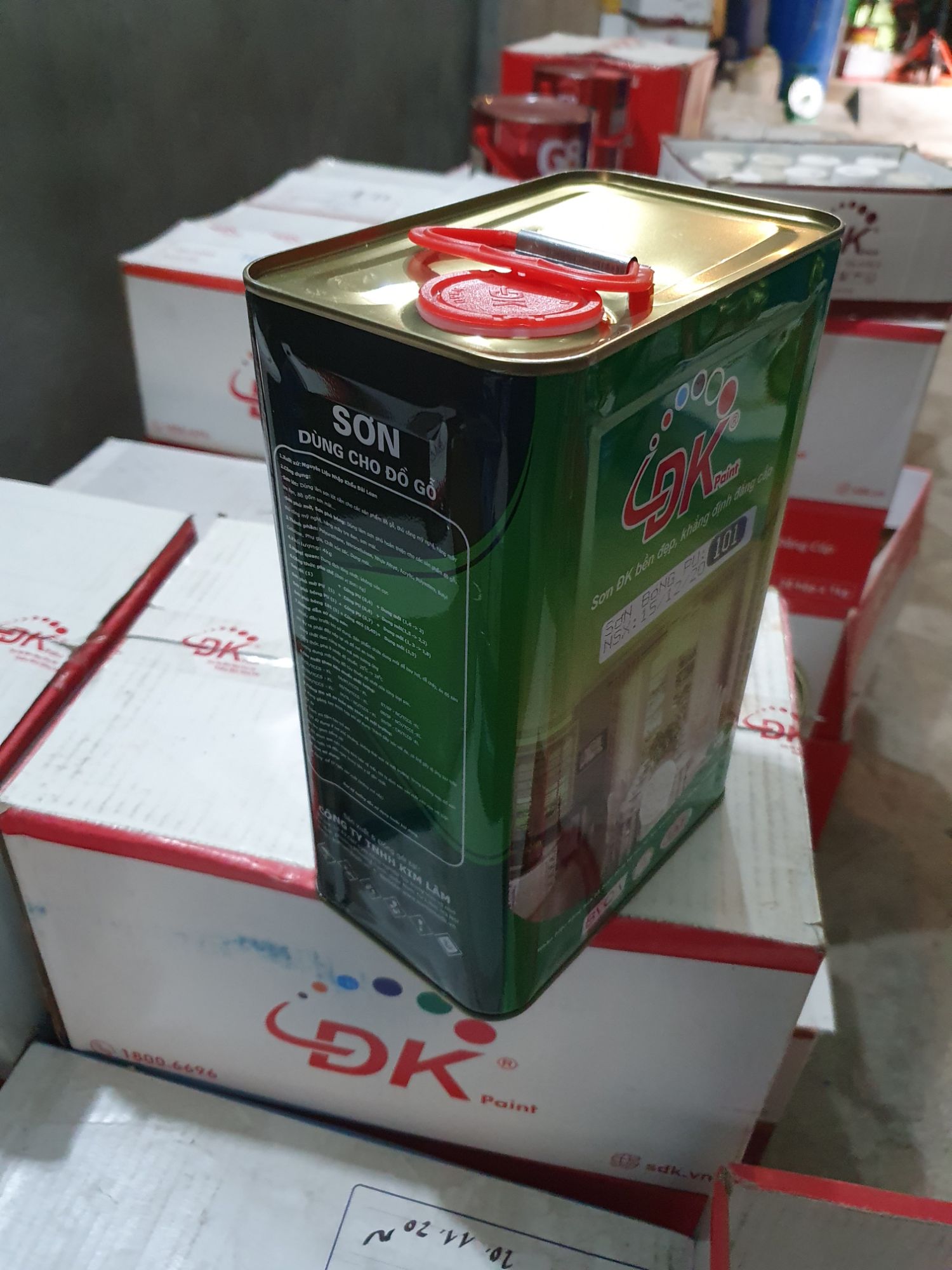 Chất làm bóng PU Đại Kiều 101 hộp 4kg