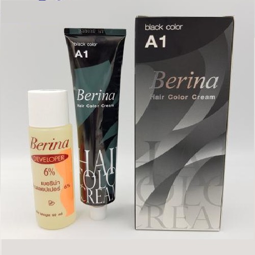 Nhuộm đen tóc, phủ bạc tóc berina 60ml thái lan