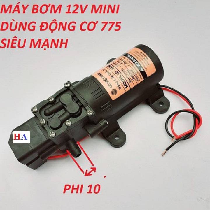 Farm Zone 110 máy bơm tăng áp mini 12v | máy bơm mini 12v phun sương | máy bơm 12v tăng áp lực nước tự động ngắt | máy bơm tăng áp lực nước mini | máy rửa xe 12v…