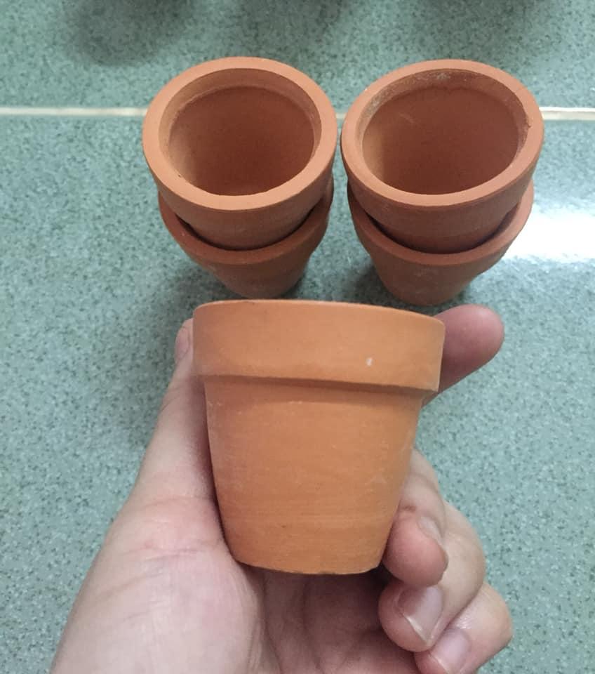 chậu đất nung 5cm