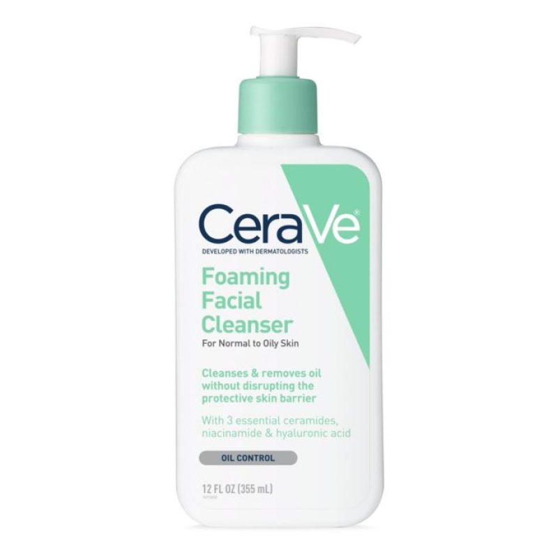 Sữa rửa mặt Cerave Foaming Facial Cleanser 355ml DÀNH CHO DA THƯỜNG VÀ DA DẦU giá rẻ
