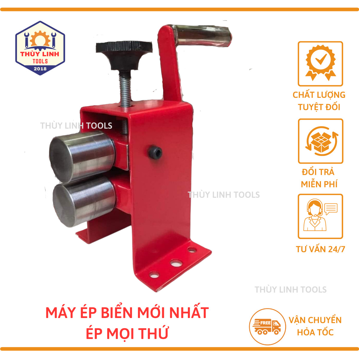 Máy ép biển số ô tô xe máy cao cấp - THÙY LINH TOOLS