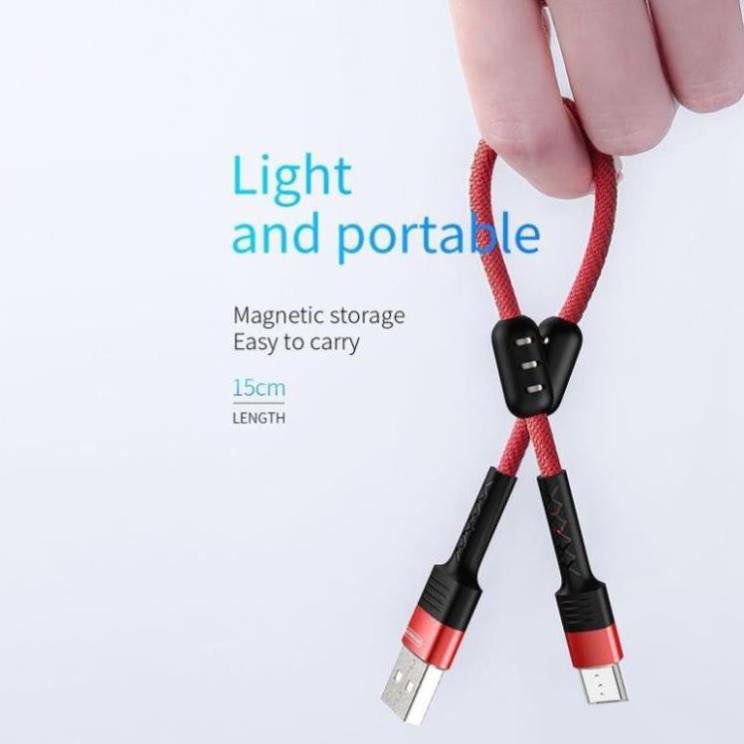 Cáp sạc JOYROOM S-M372 (dài 15cm) USB-Type C (Giao màu ngẫu nhiên)