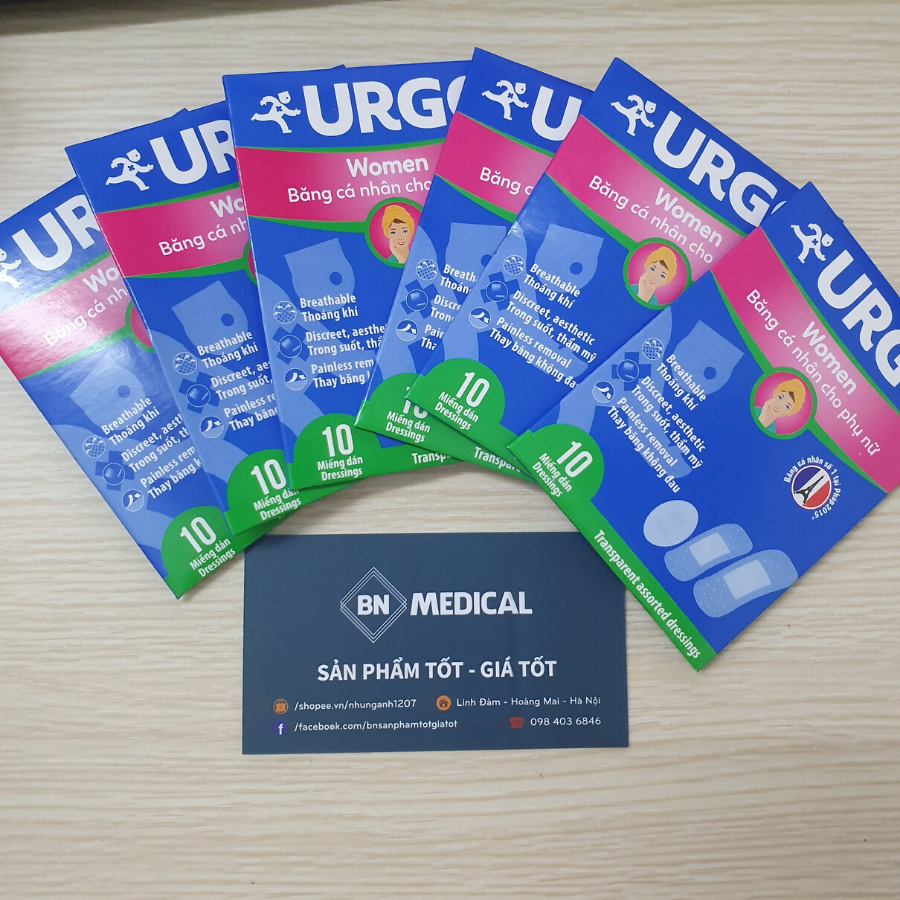Băng cá nhân URGO WOMEN gói 10m