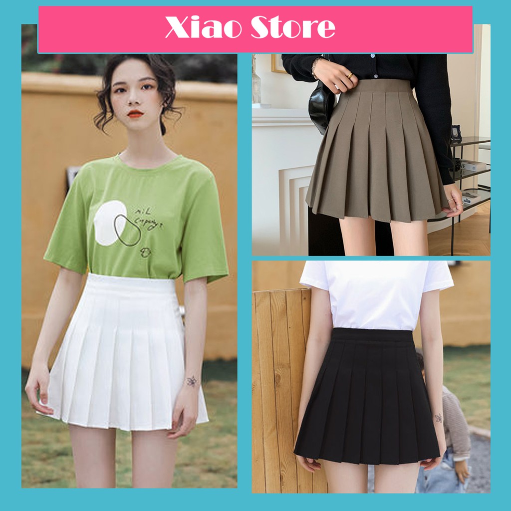 Chân váy Whoau Tennis Flare Skirt WHWMC3791F màu đen | Chiaki.vn