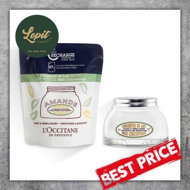 [Lepit Cosmetic] Dưỡng thể Loccitane Milk Concentrate