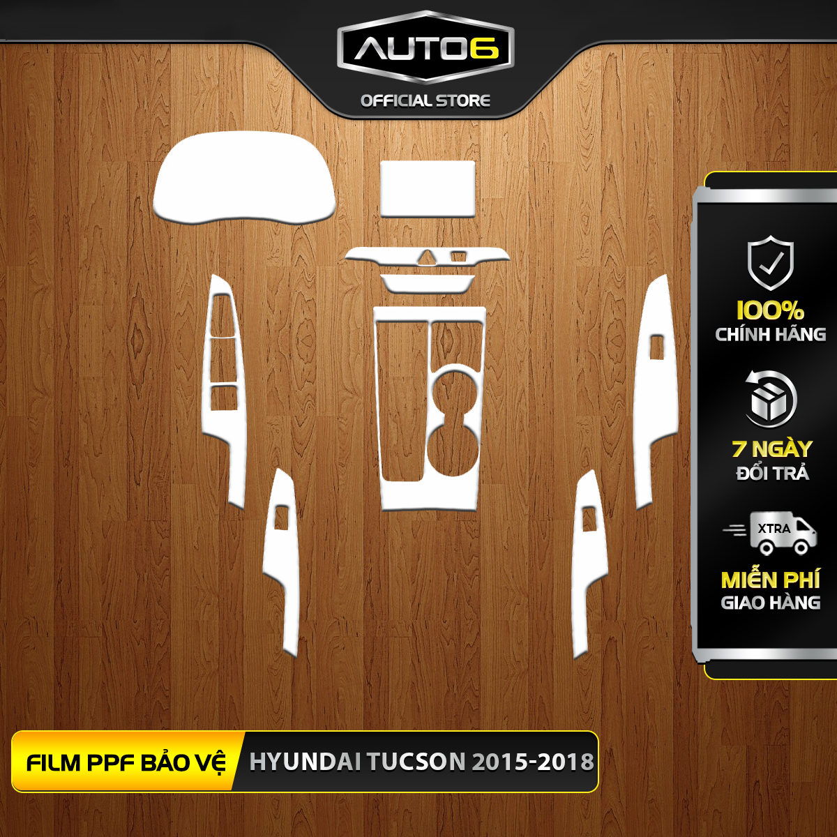 HYUNDAI TUCSON 2015 - 2021:  Film PPF chống xước ô tô (Cam kết chống xước hiệu quả - Phục hồi các vết xước cũ ... )