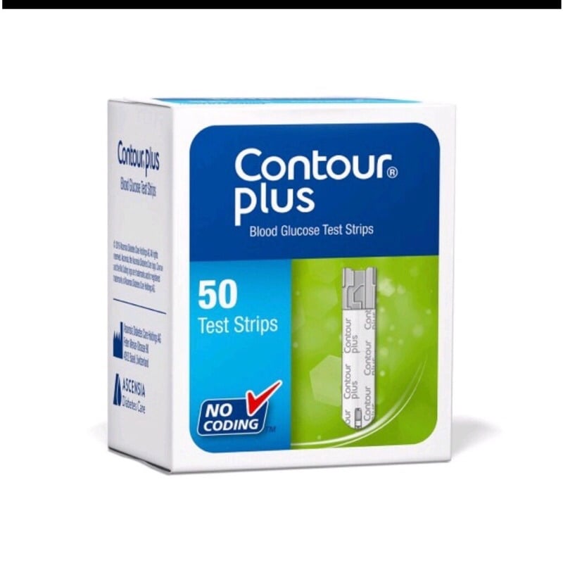 Que thử đường huyết Contour Plus 50 que