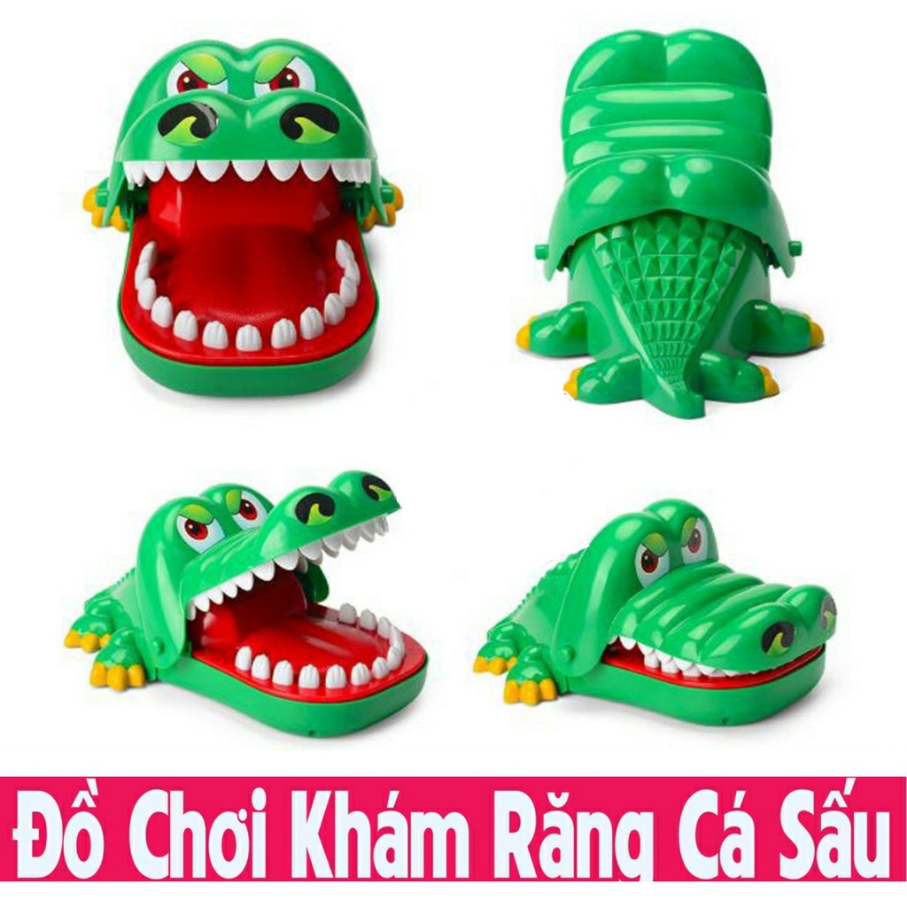 Đồ chơi khám răng cá sấu siêu kịch tính vui nhộn