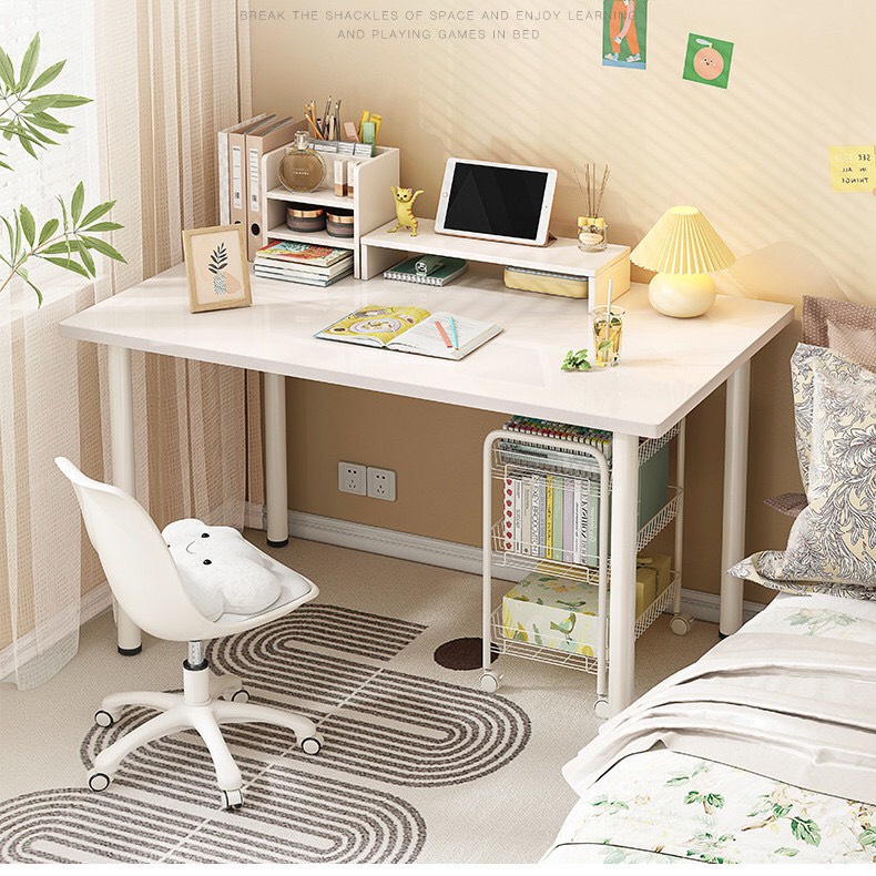 Bàn Làm Việc Gỗ IKEA Lắp Ráp Thông Minh Decor Góc Setup Gaming Trang Trí Phòng Ngủ