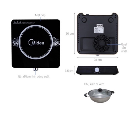 Bếp điện từ Midea MI-K1917EF