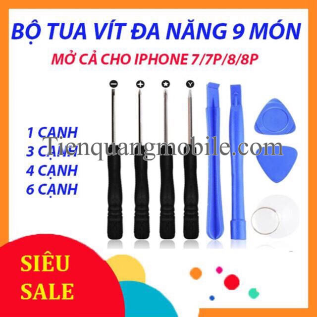 Bộ tua vít tháo lắp điện thoại 8 món