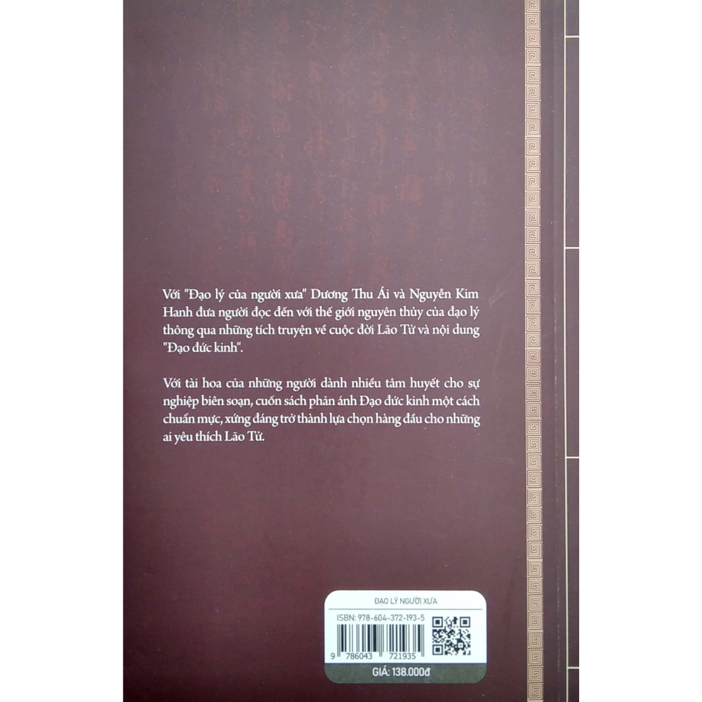Sách - Đạo Lý Của Người Xưa - SBOOKS