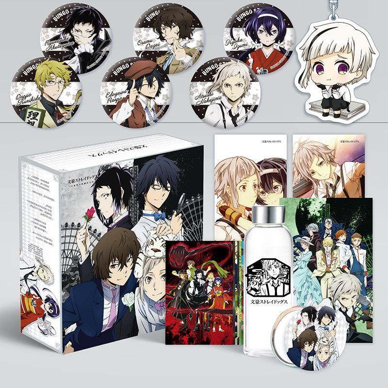 Hộp quà Bungou Stray Dogs: Dead Apple hộp lớn có bookmark postcard huy hiệu ảnh dán ảnh thẻ poster