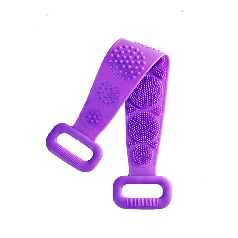 Dây Tắm Chà Lưng 2 mặt Bằng Silicone / Vải mẫu mới