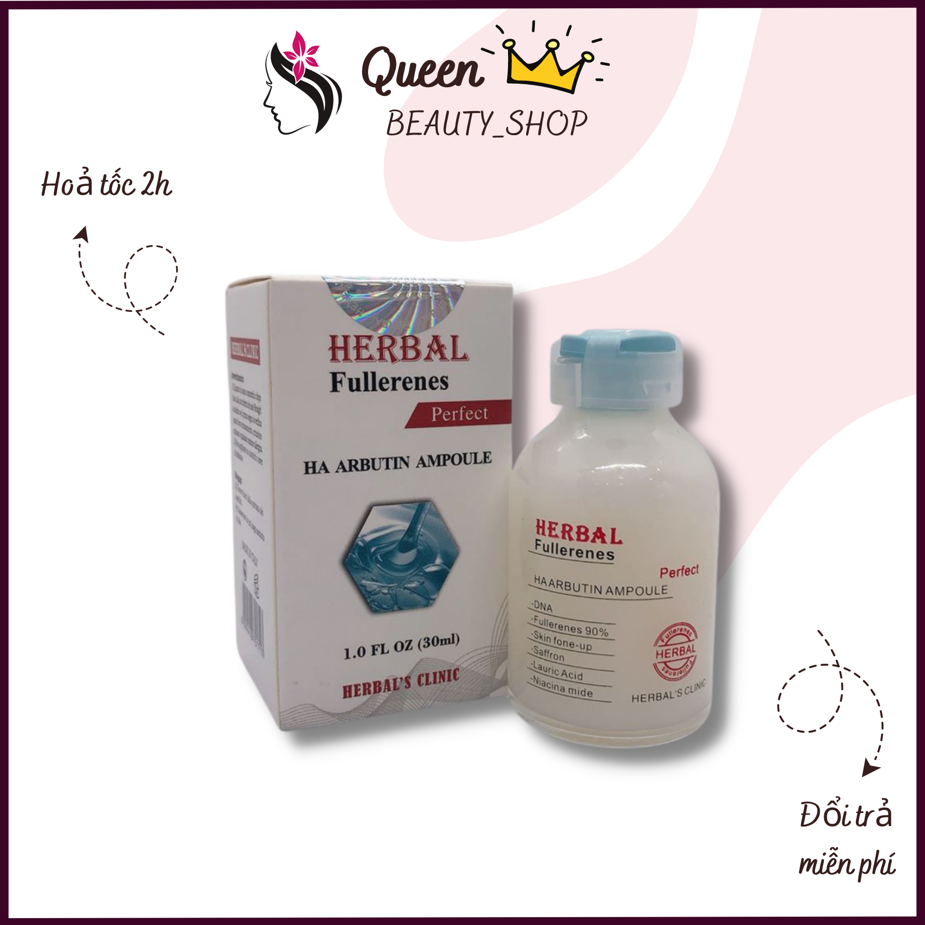 Tinh chất Collagen tươi | Collagen tươi Herbal trẻ hoá, cắng bóng, sáng da