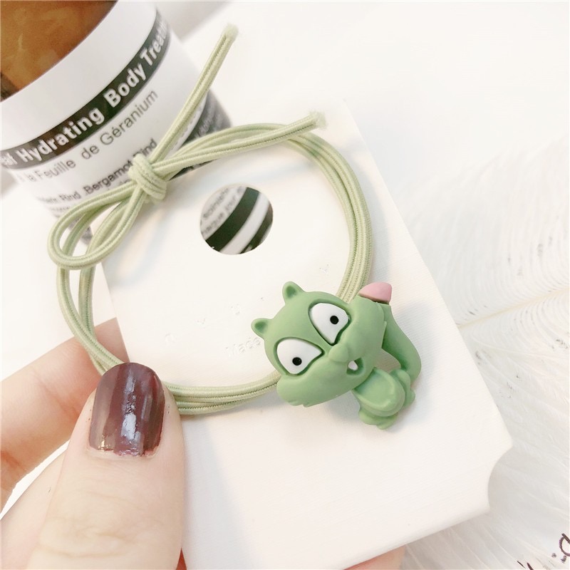 [HCM](set 5 sợi )Chun buộc tóc/Cột tóc hình sóc cute CT02V
