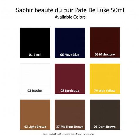Xi đánh giày màu nâu đỏ(mahogany) Saphir Pháp dạng sáp (BDC)