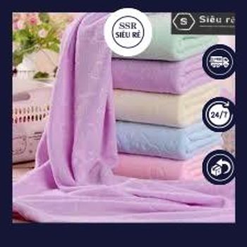 Khăn Tắm Siêu Mềm Mịn Size To (140CM X 70CM) Mỏng Nhẹ (PD1418)