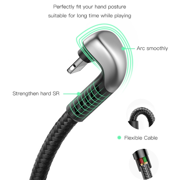 Cáp sạc nhanh Lightning cho Iphone Baseus CALUX-A01 dài 1M