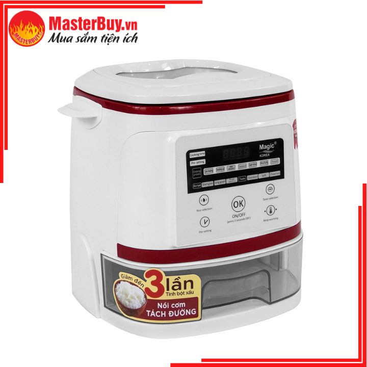 [HCM]Nồi Cơm Điện Tử Tách Đường Magic Korea A-511