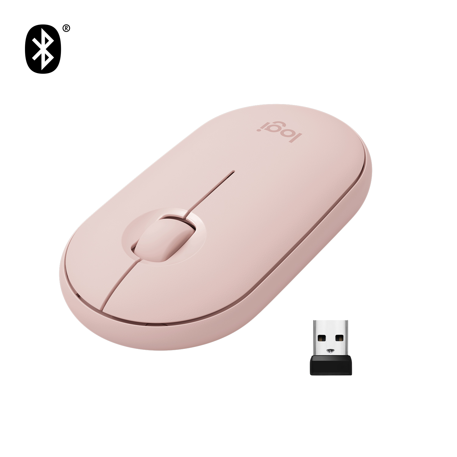 [QUÀ TẶNG KHÔNG BÁN] Chuột không dây Logitech M350 Pebble Mouse