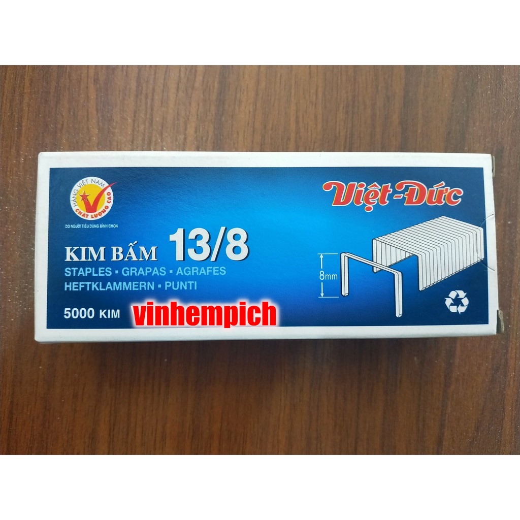 Kim bấm gỗ Việt Đức 13/8 (dùng cho Rapid R23)