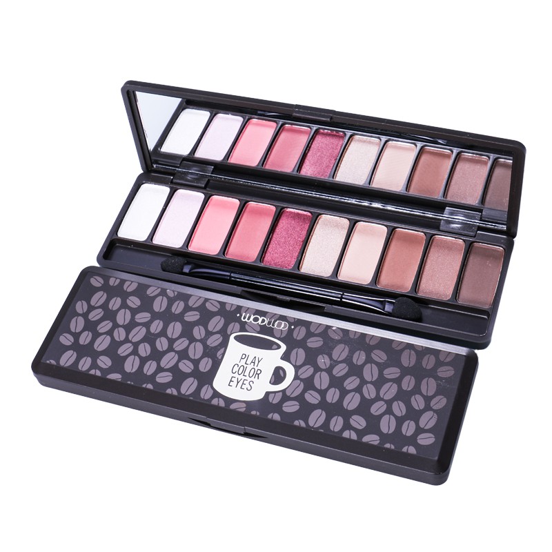 Phấn mắt 10 ô màu wodwod play color eyes ly càfê đam mê – sa922