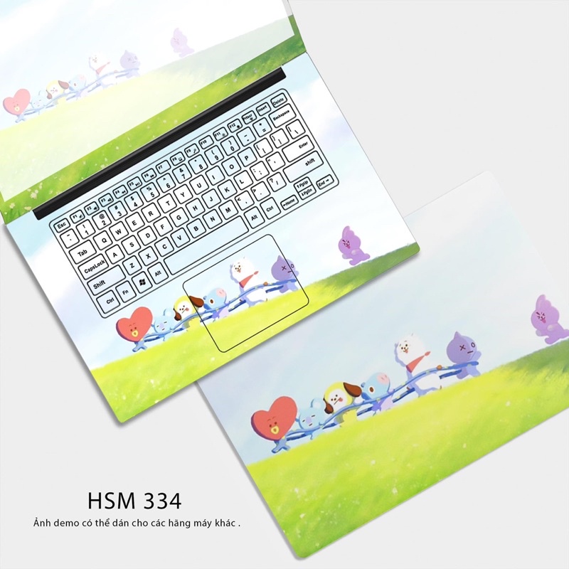 Skin dán laptop - Mẫu BT21 (P4)