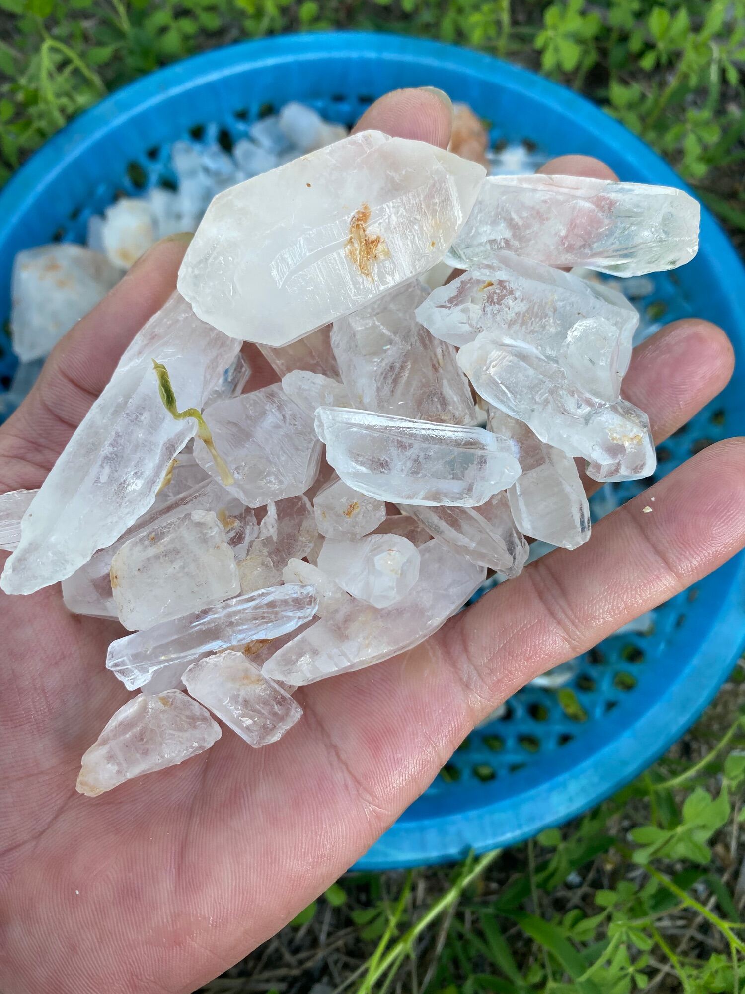 100g tinh thể đá thạch anh trắng
