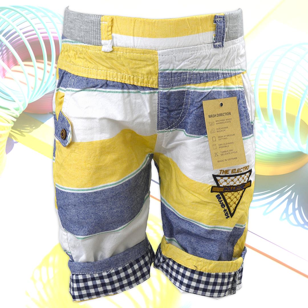 Quần short kaki lưng thun cho bé trai size nhí