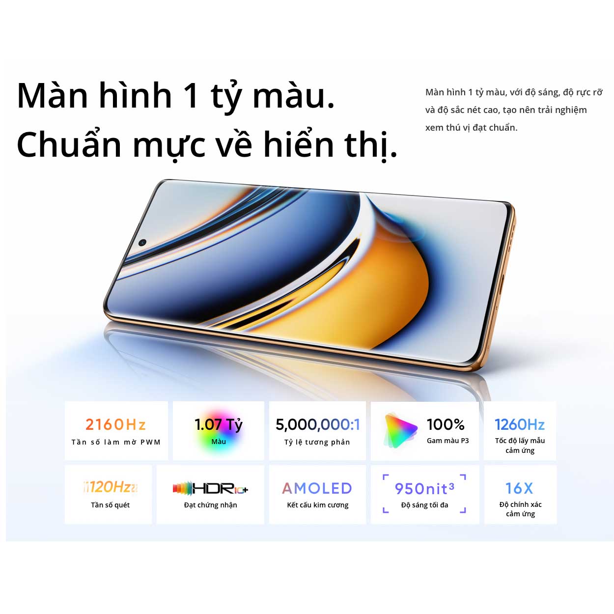 Điện Thoại realme 11 Pro - Hàng Chính Hãng Miễn Phí Vận Chuyển