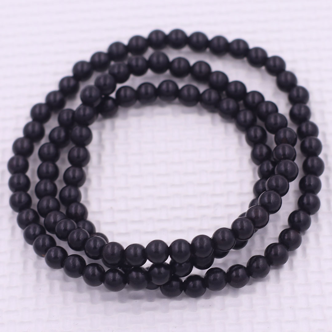 Black shell bracelet set 108 PCs 6mm beads, 8mm, bracelet chain