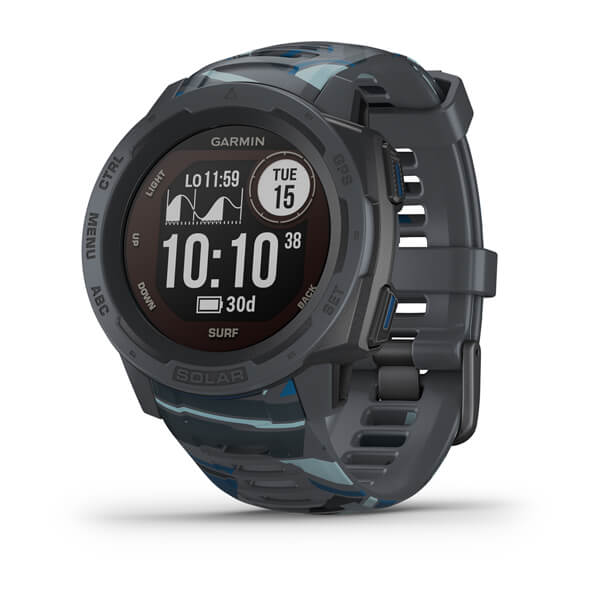 Garmin Instinct Solar GPS Smartwatch - Surf Edition
