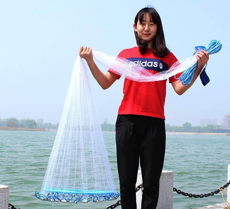 Chài cá, chài cước rút, chài dù truyền thống Chài Đĩa Bay Cước Rút cao cấp