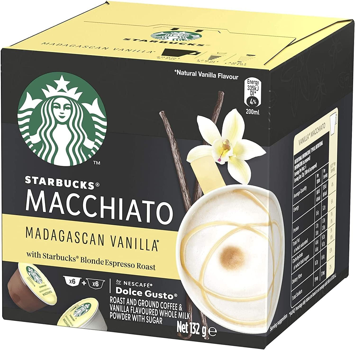 Starbucks® by NESCAFÉ® Dolce Gusto® - PACK 36 Capsules(LATTE-MACCHIATO) DATE 09/2024