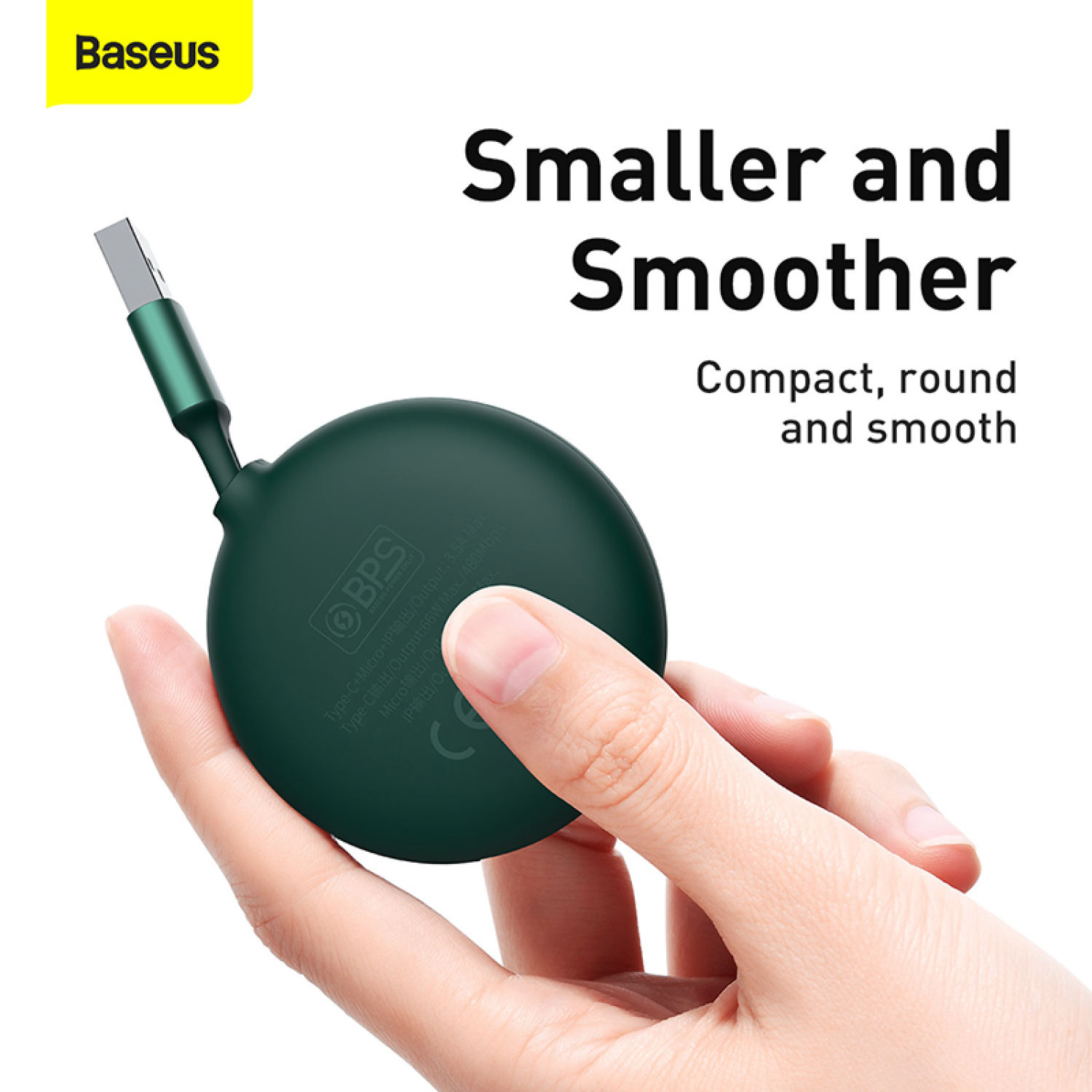 Baseus 3 in 1 USB C Cable For iPhone 12 Retractable 66W/100W Type C Micro USB Cable For Macbook Samsung 6A Fast Charge Data Wire Cord
