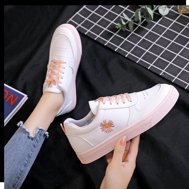[HÀNG QUẢNG CHÂU] Giầy thể thao nữ hoa cúc-G079