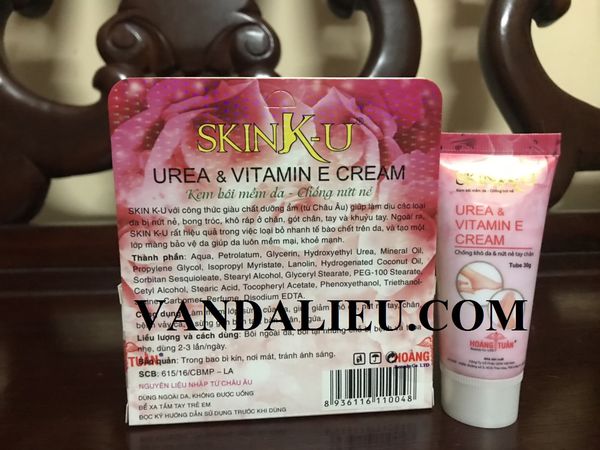 KEM SKINK - U URE & VITAMIN E CREAM 30G.