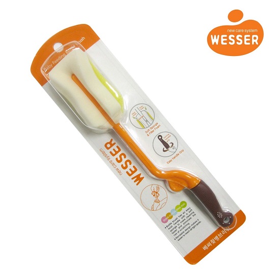 [HCM]Dụng cụ cọ rửa bình sữa Wesser