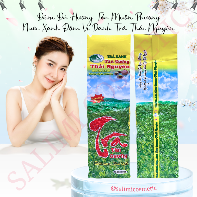 Trà xanh tân cương 200gram, trà bắc thơm ngon chuẩn tân cương thái nguyên