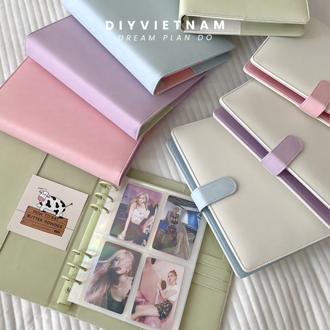 SỔ CÒNG PLANNER DA A5 (KÈM GIẤY FREENOTE)
