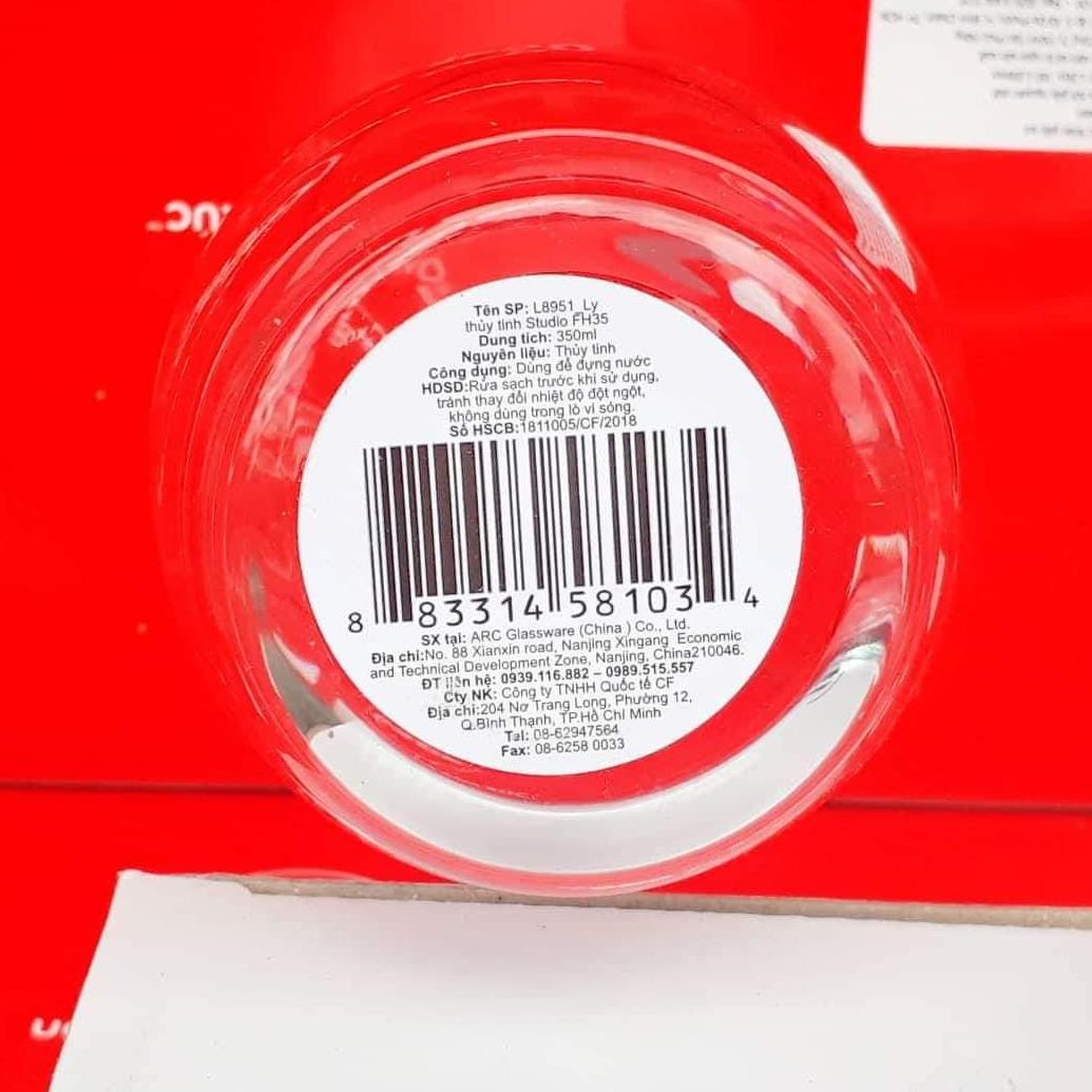 Bộ 3 ly thủy tinh Luminarc 350ml