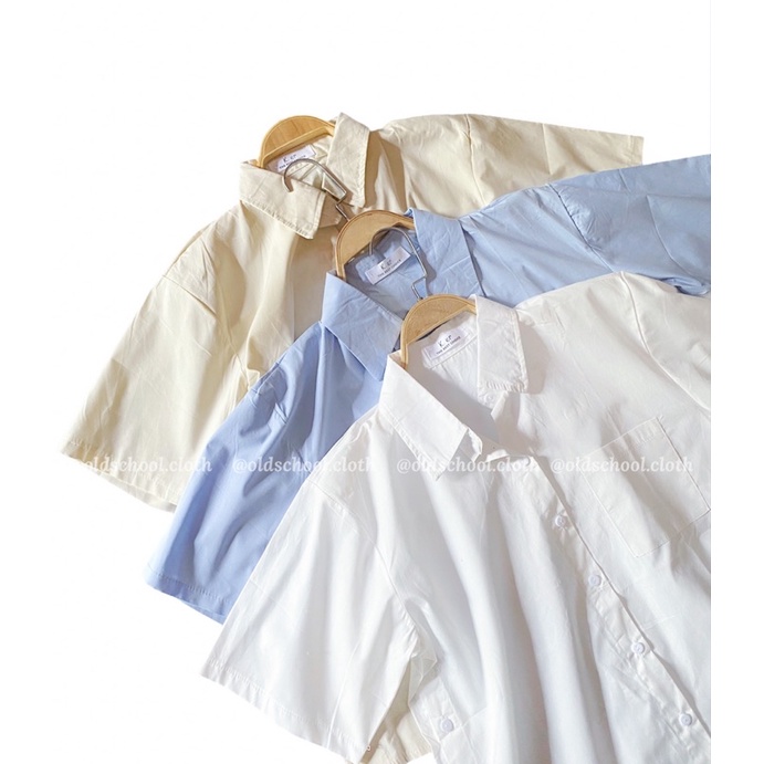 (Oldschoolcloth)ÁO SƠ MI THÔ XẺ TÀ OLDSCHOOL