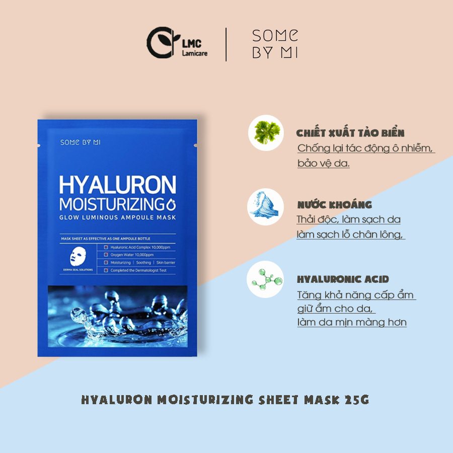 Mặt nạ cấp nước Some By Mi Hyaluron Moisturizing Sheet Mask 25g