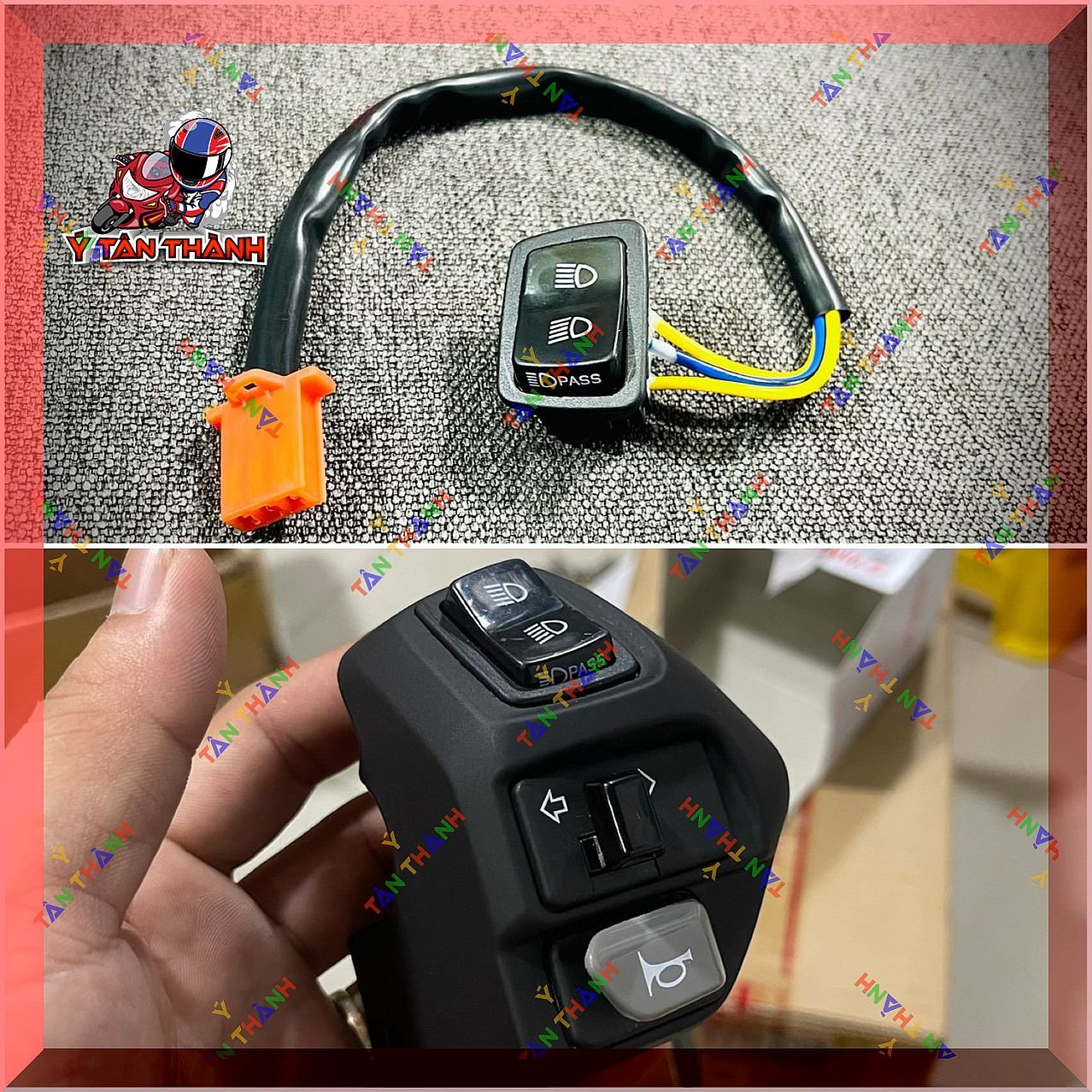 Nút passing cho cùm công tắc nvx ms22