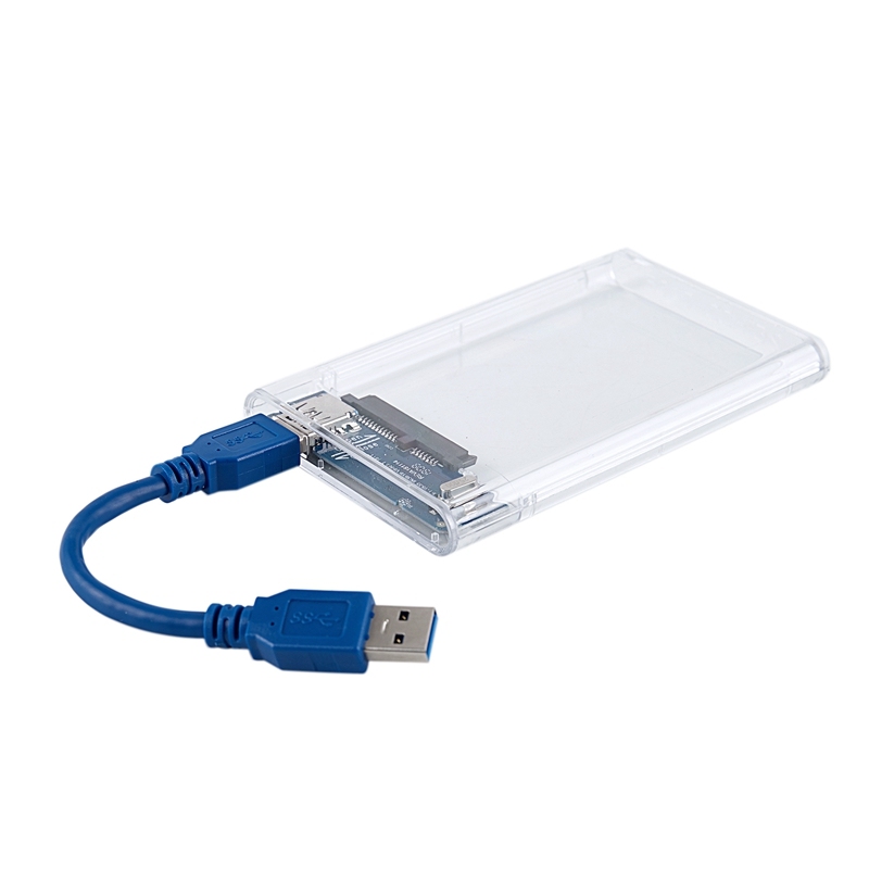 Bảng giá Transparent 2.5 Inch Hdd Case Sata To Usb 3.0 Adapter High Speed Box Hard Drive Enclosure For Samsung Seagate Ssd Phong Vũ