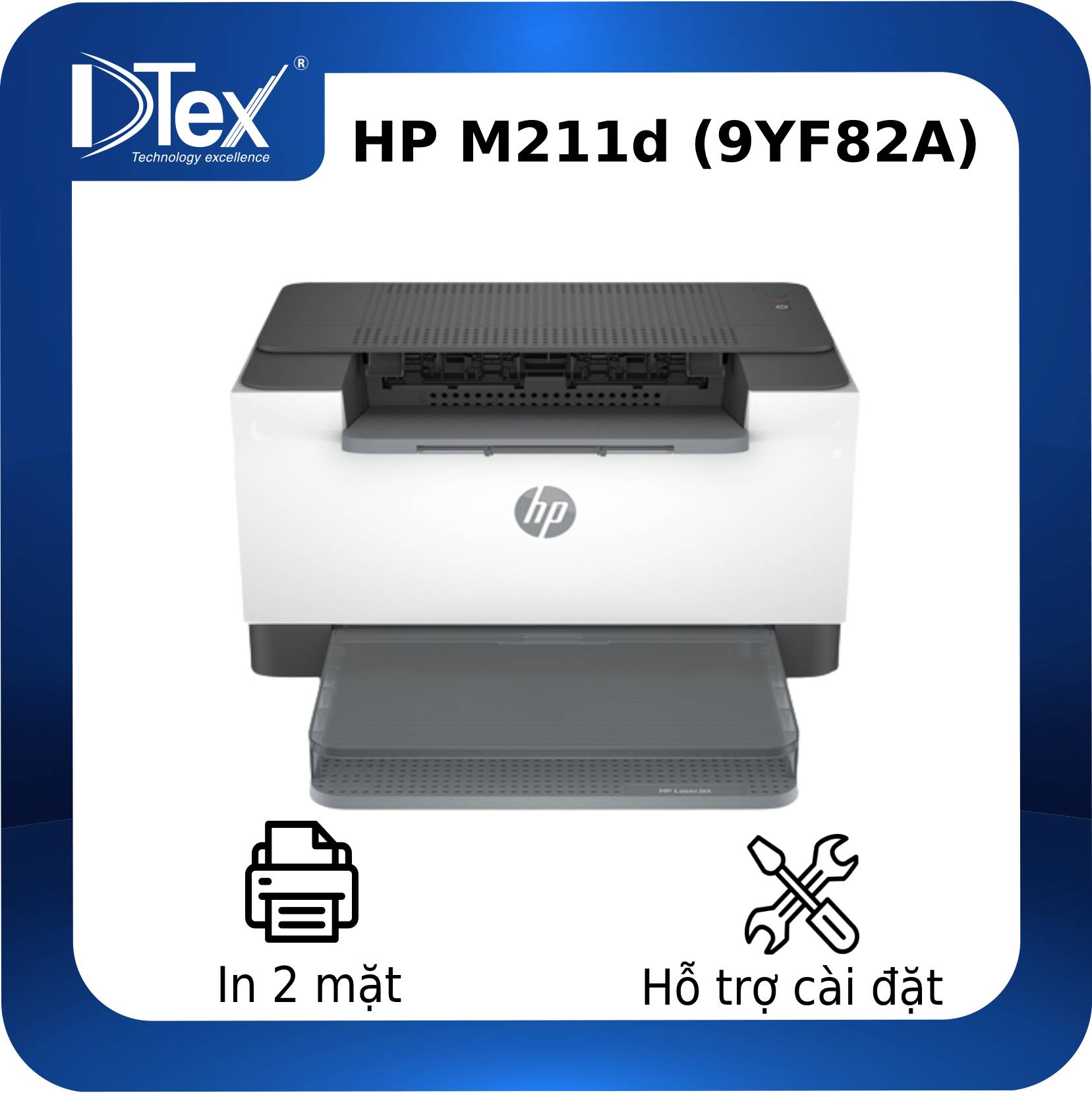 Máy in HP LaserJet M211d (9YF82A) - Hàng Chính Hãng