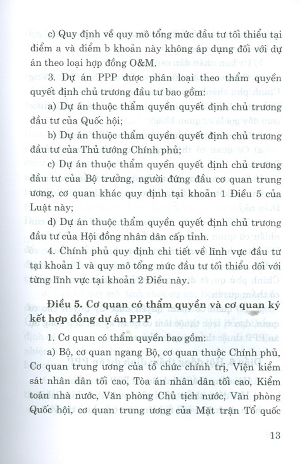 Luật đầu tư theo phương thức đối tác công tư