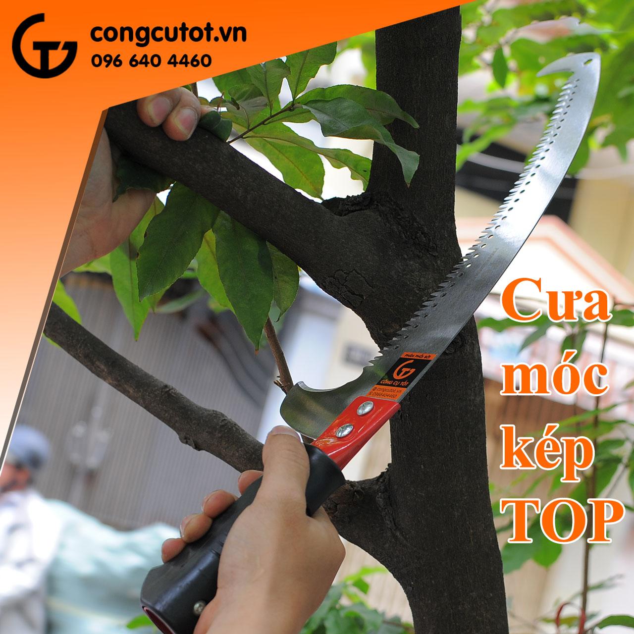 Cưa cành cây móc kép TOP LU-CM2D 600mm